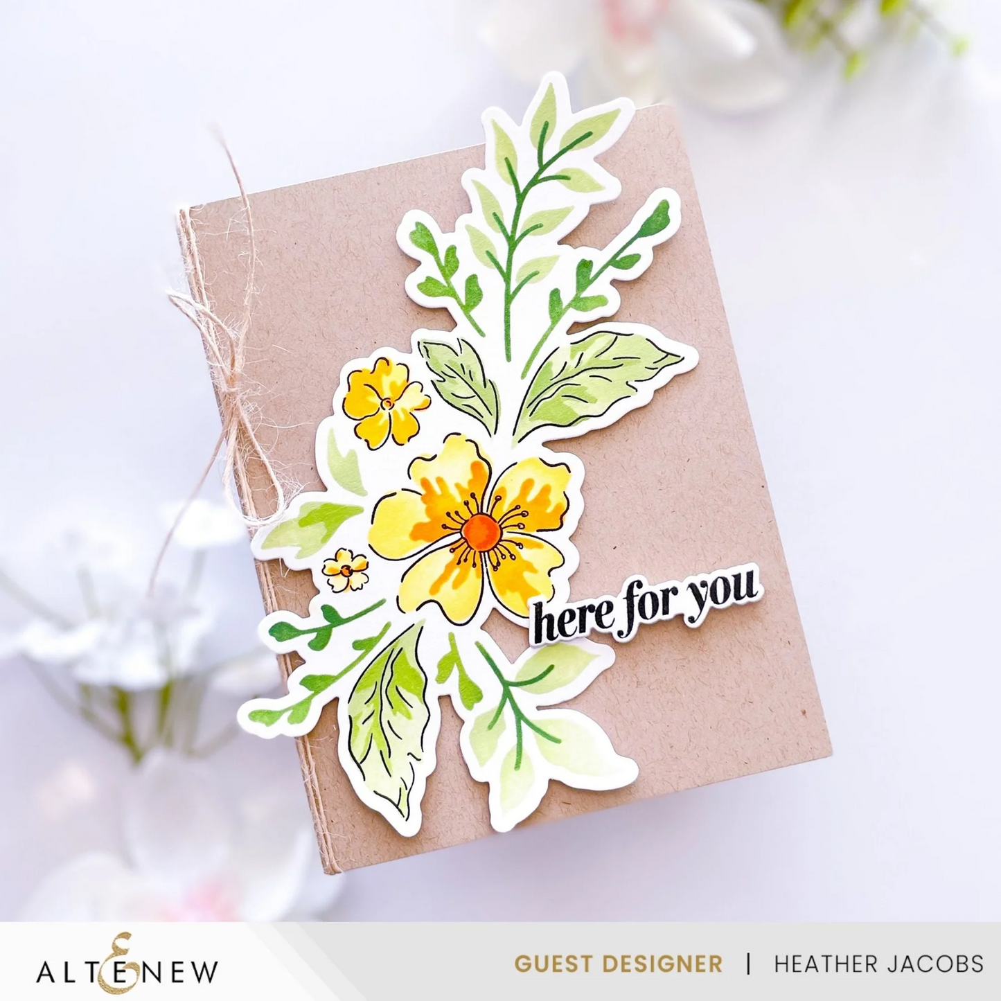 Dynamic Duo: Painted Floral Swag & Add-on Die
