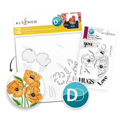 Dynamic Duo: Precious Poppies Stamp & Stencil