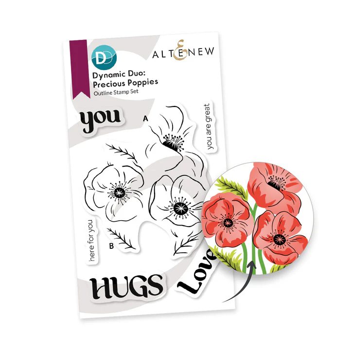 Dynamic Duo: Precious Poppies Stamp & Stencil