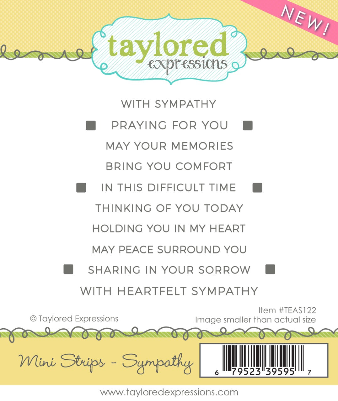 Mini Strips - Sympathy Stamp Set