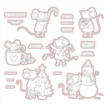 Merry Christmouse Honey Cuts