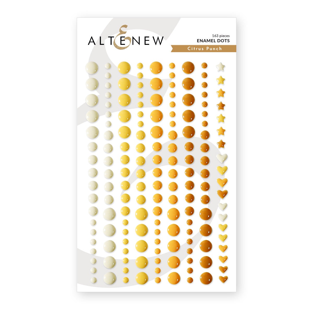 Citrus Punch Enamel Dots 