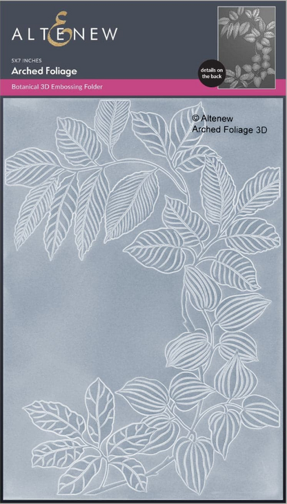 Arched Foliage 3D Embossing Folder 