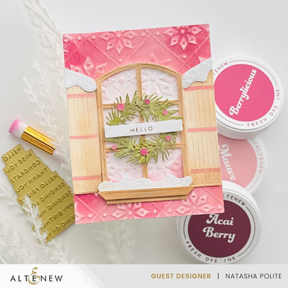 Snowy Stars 3D Embossing Folder 