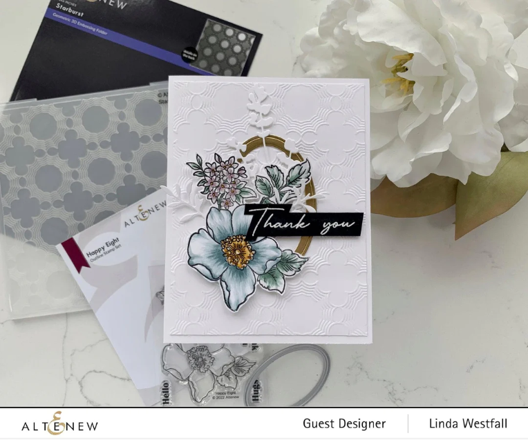 Starburst 3D Embossing Folder 