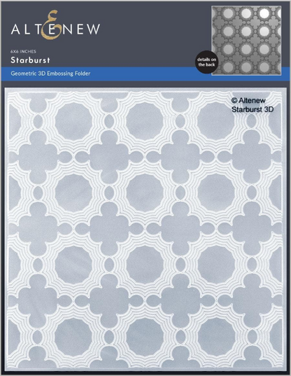 Starburst 3D Embossing Folder 