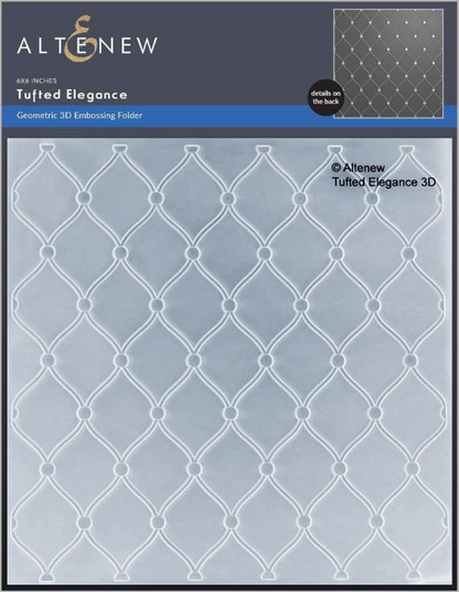 Tufted Elegance 3D Embossing Folder 
