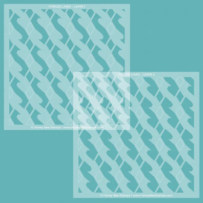 Forged Lines Stencils