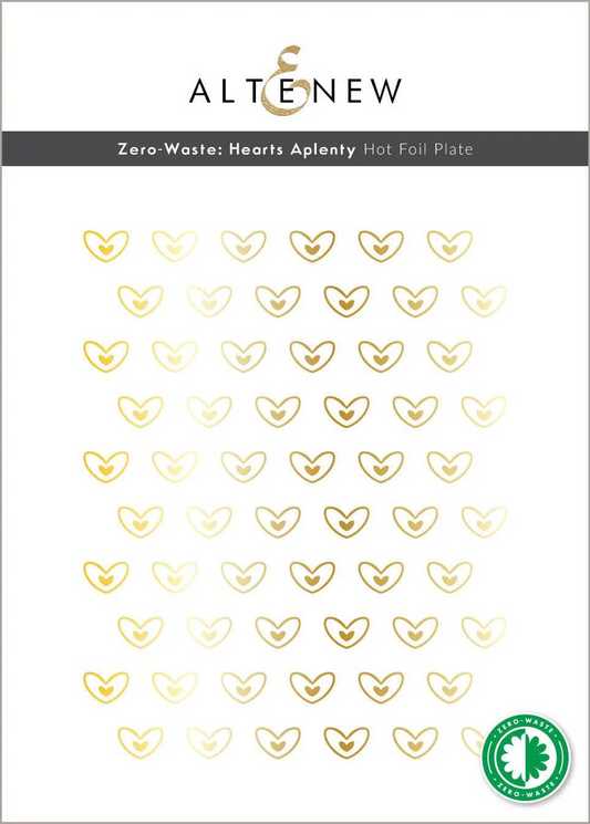 Zero-Waste: Hearts Aplenty Hot Foil Plate
