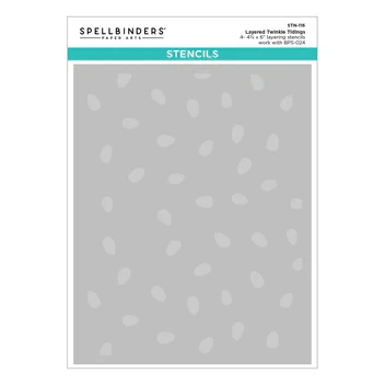Layered Twinkle Tidings Stencil