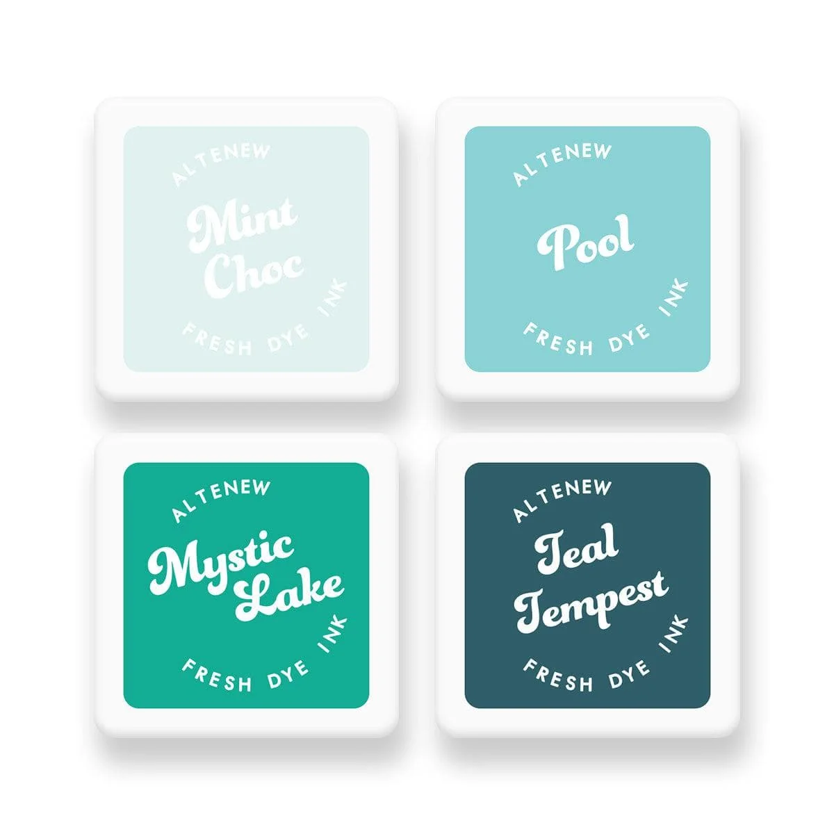 Aqua Island Fresh Dye Ink Mini Cube Set 