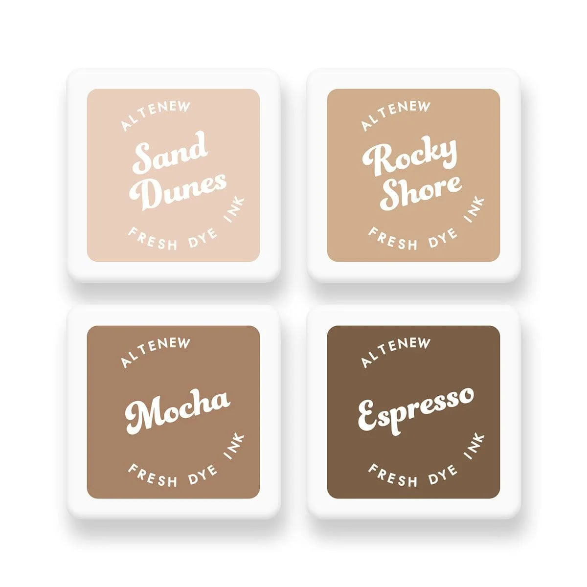 Coffee Break Fresh Dye Ink Mini Cube Set 