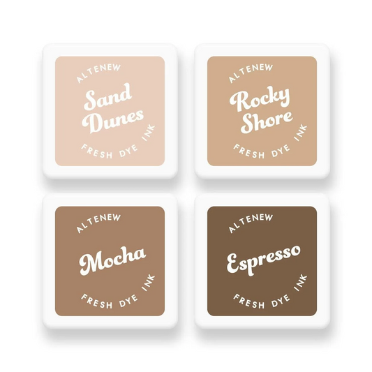 Coffee Break Fresh Dye Ink Mini Cube Set 