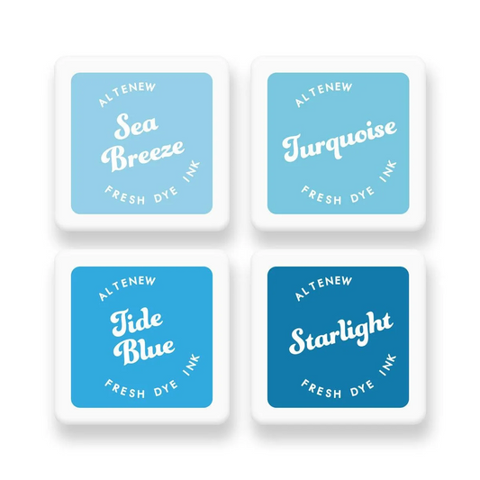 Deep Blue Seas Fresh Dye Ink Mini Cube Set 