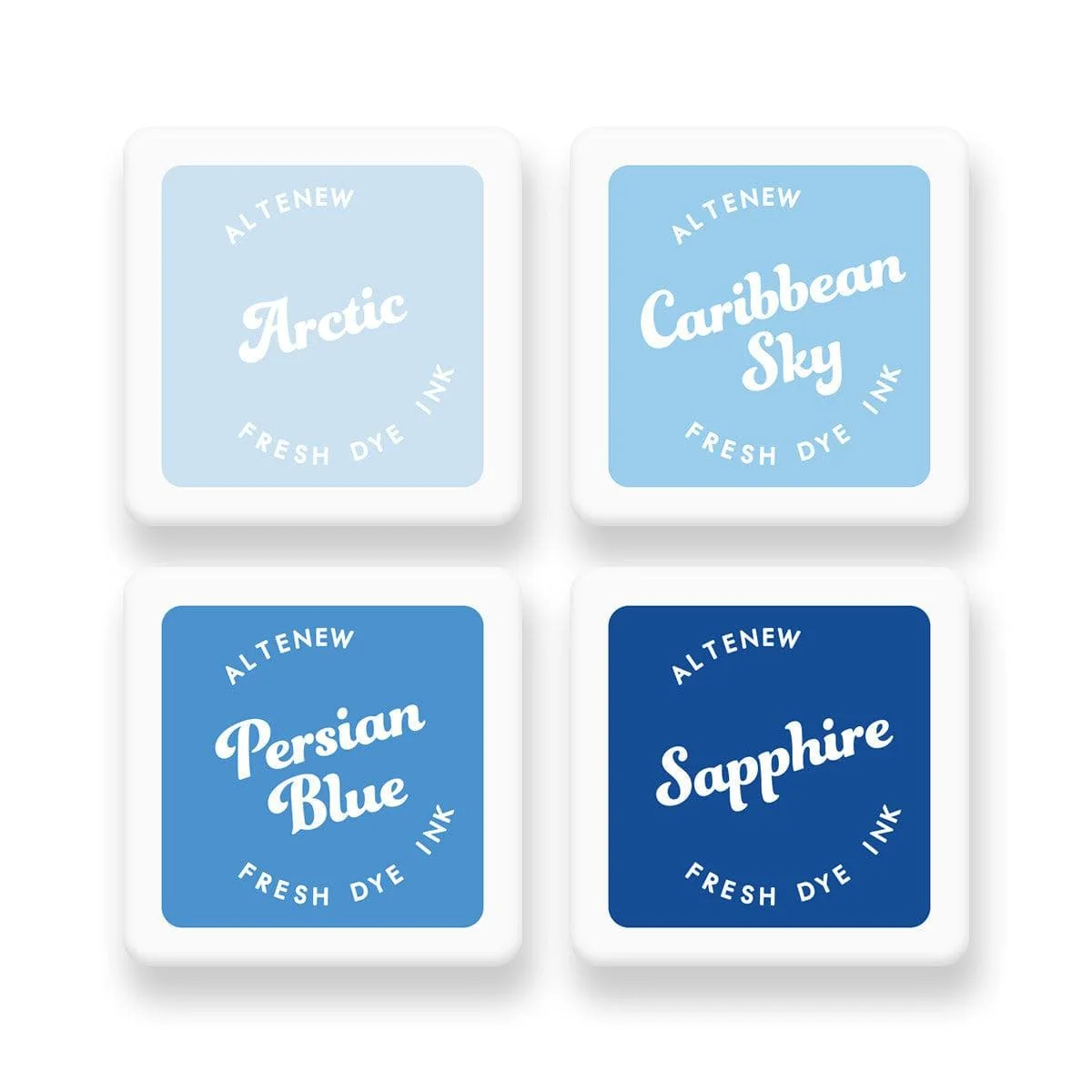 Glacier Caves Fresh Dye Ink Mini Cube Set 