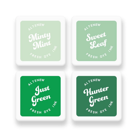 Green Meadows Fresh Dye Ink Mini Cube Set 
