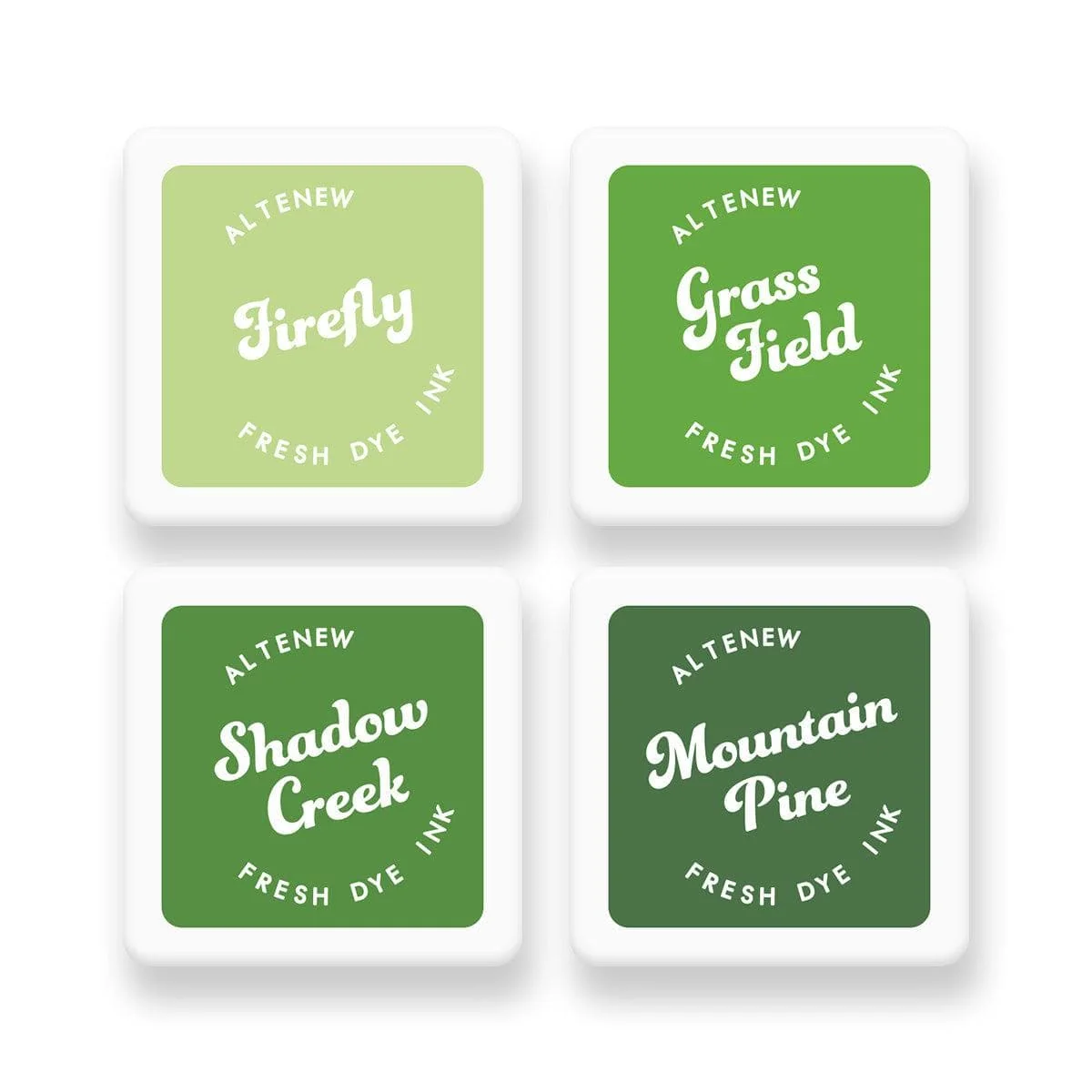 Green Valley Fresh Dye Ink Mini Cube Set 