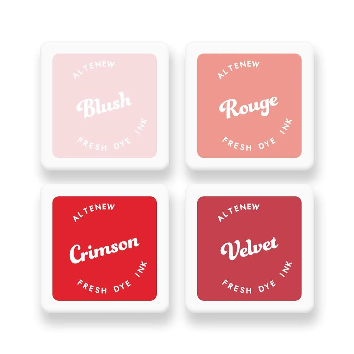 Red Sunset Fresh Dye Ink Mini Cube Set 