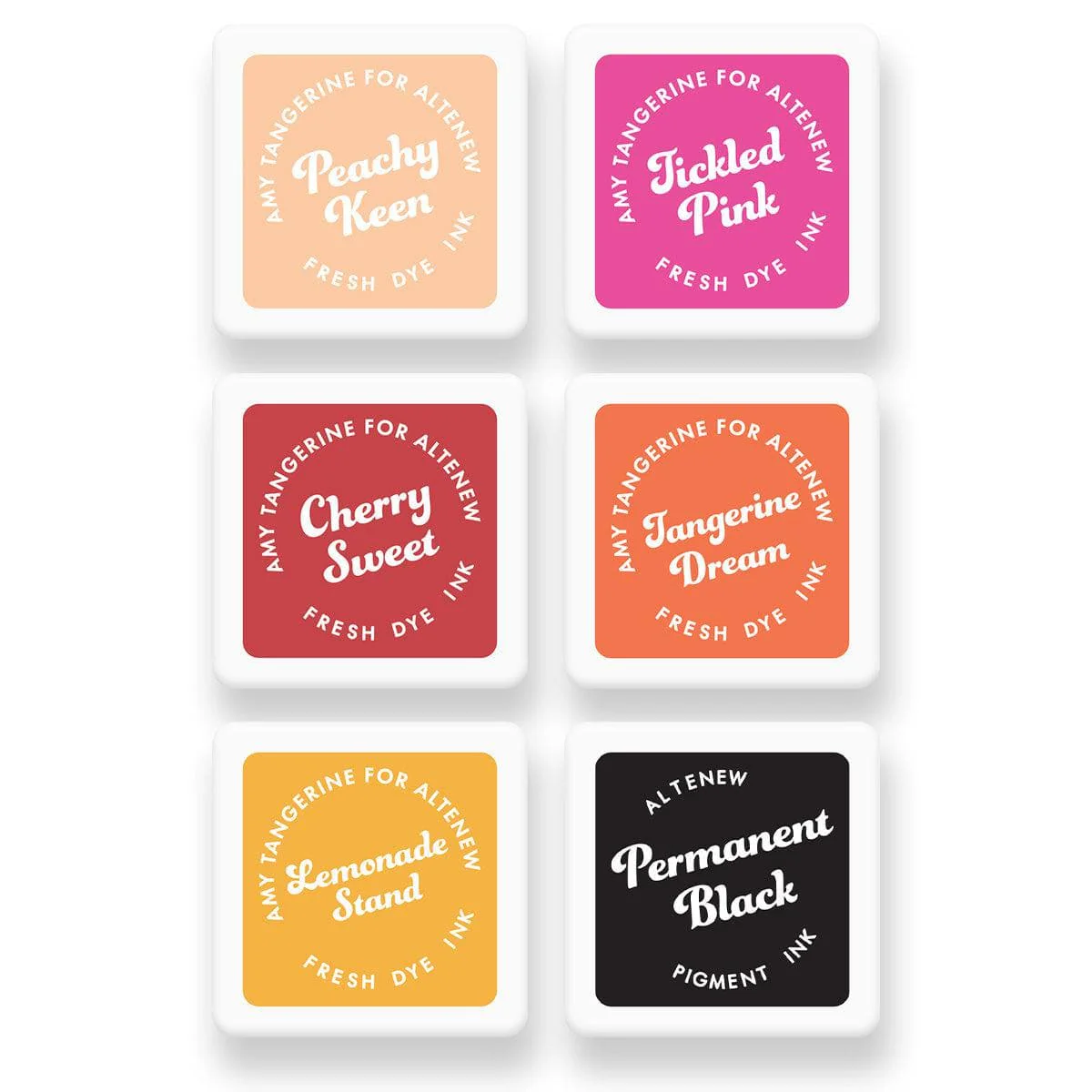 Summer Sunrise Fresh Dye Ink 6 Mini Cube Set 