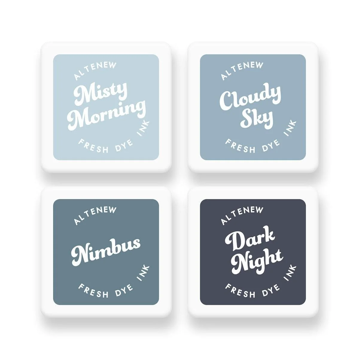 Tranquility Fresh Dye Ink Mini Cube Set 