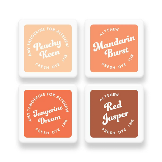 Tropical Tango Fresh Dye Ink Mini Cube Set 