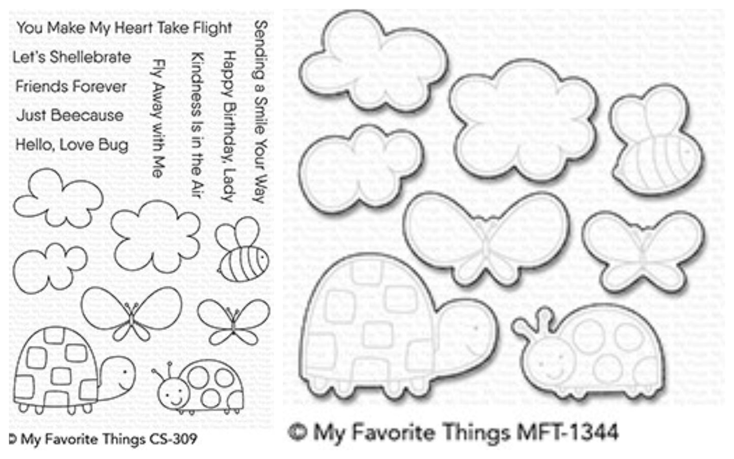 Love Bugs Stamp & Die Bundle