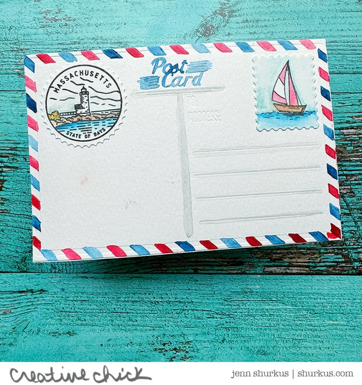 Time To Go Postcard Honey Cuts