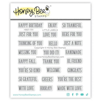 Little Labels Stamp Set