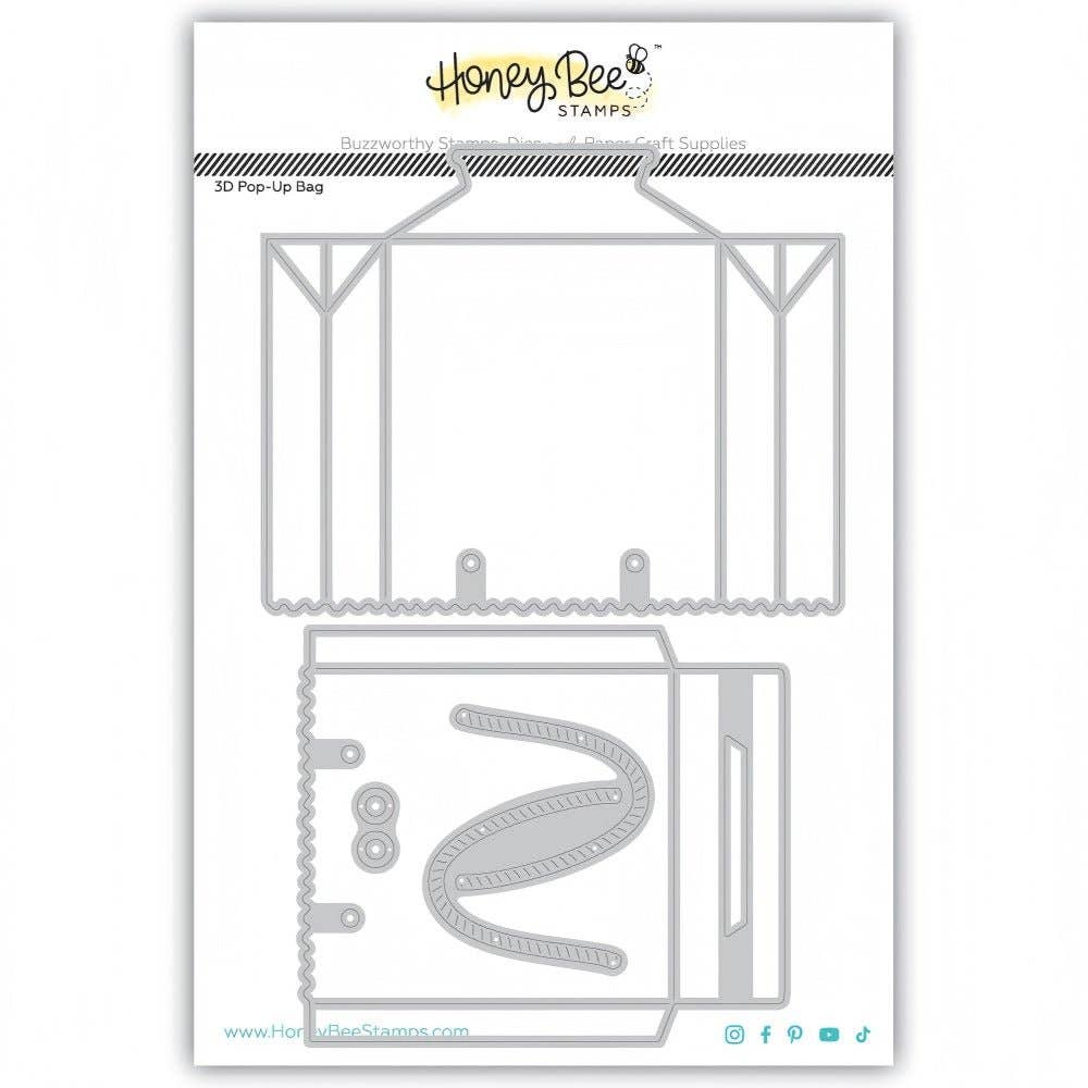 Lovely Layers: 3D Pop-Up Bag Honey Cuts