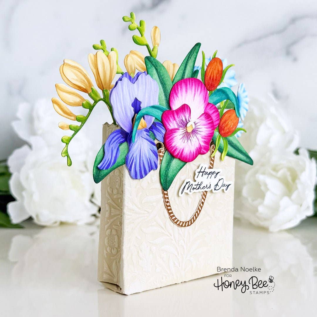 Lovely Layers: 3D Pop-Up Bag Honey Cuts