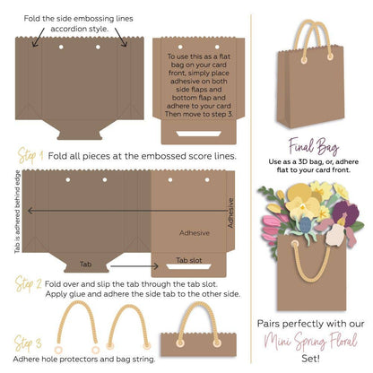 Lovely Layers: 3D Pop-Up Bag Honey Cuts