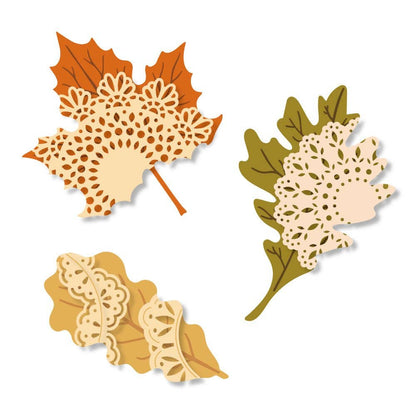 Lovely Layers: Boho Leaves Honey Cuts