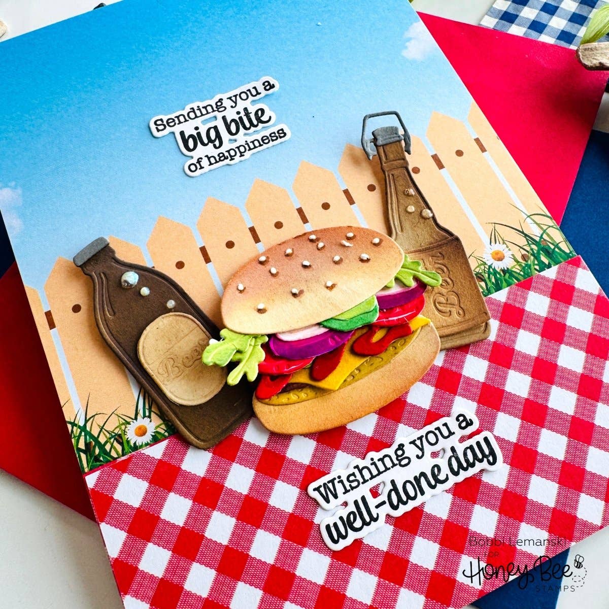 Lovely Layers: Hamburger Honey Cuts