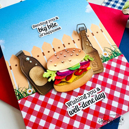 Lovely Layers: Hamburger Honey Cuts