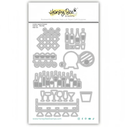 Lovely Layers: Hoosier Cabinet Wet Bar Add-on Honey Cuts