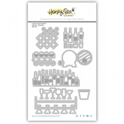 Lovely Layers: Hoosier Cabinet Wet Bar Add-on Honey Cuts