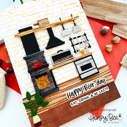 Lovely Layers: Outdoor Kitchen Honey Cuts