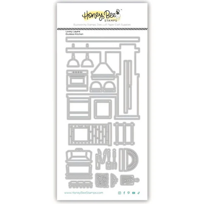 Lovely Layers: Outdoor Kitchen Honey Cuts