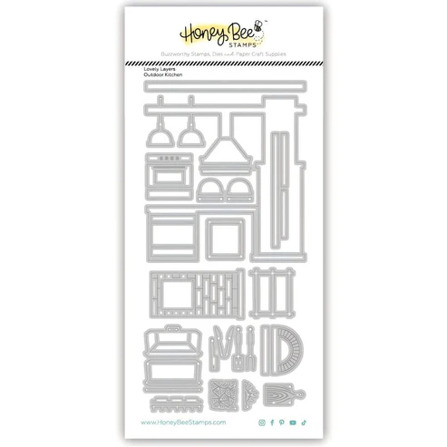 Lovely Layers: Outdoor Kitchen Honey Cuts