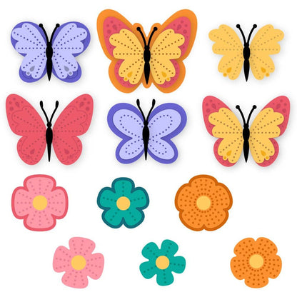 Lovely Layers: Petals & Wings Honey Cuts