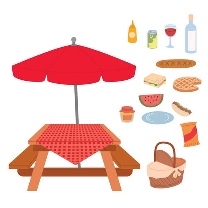 Lovely Layers: Picnic Table Honey Cuts