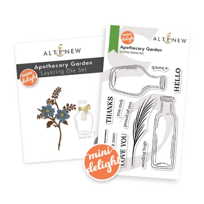 Mini Delight: Apothecary Garden Stamp & Die Set 