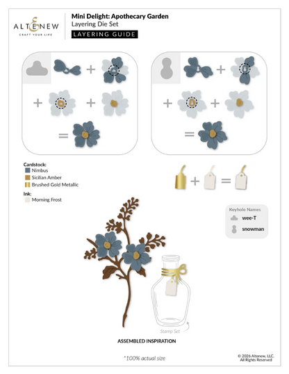 Mini Delight: Apothecary Garden Stamp & Die Set 