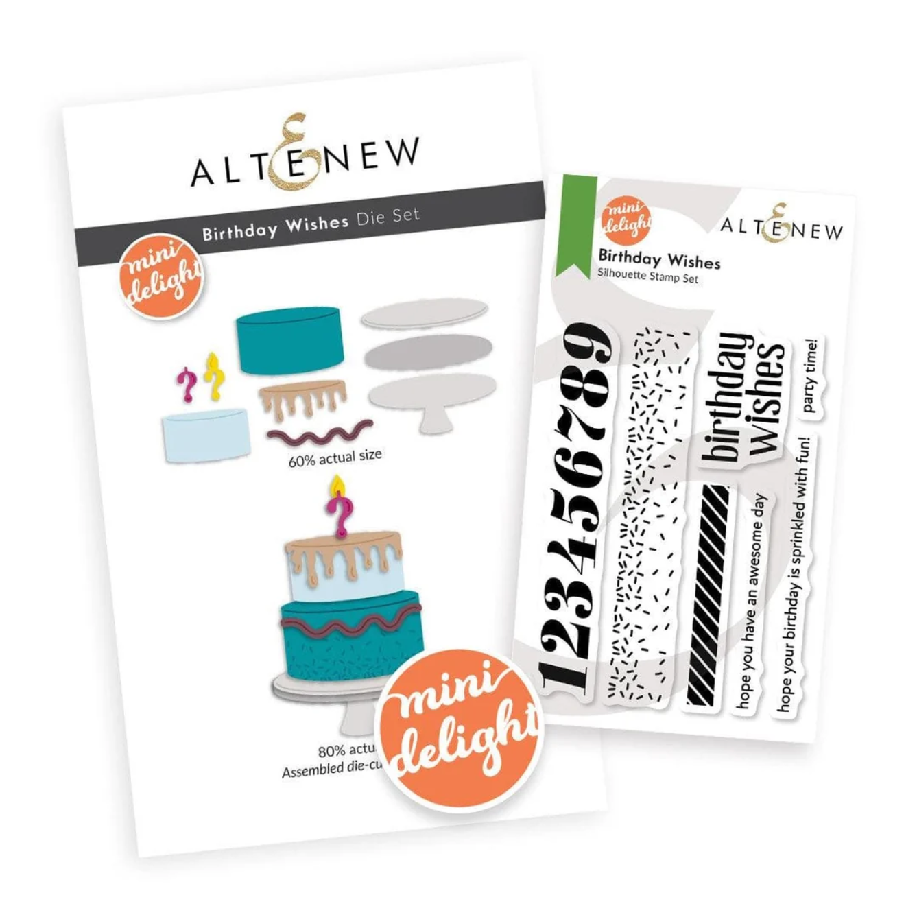 Mini Delight: Birthday Wishes Stamp & Dies 