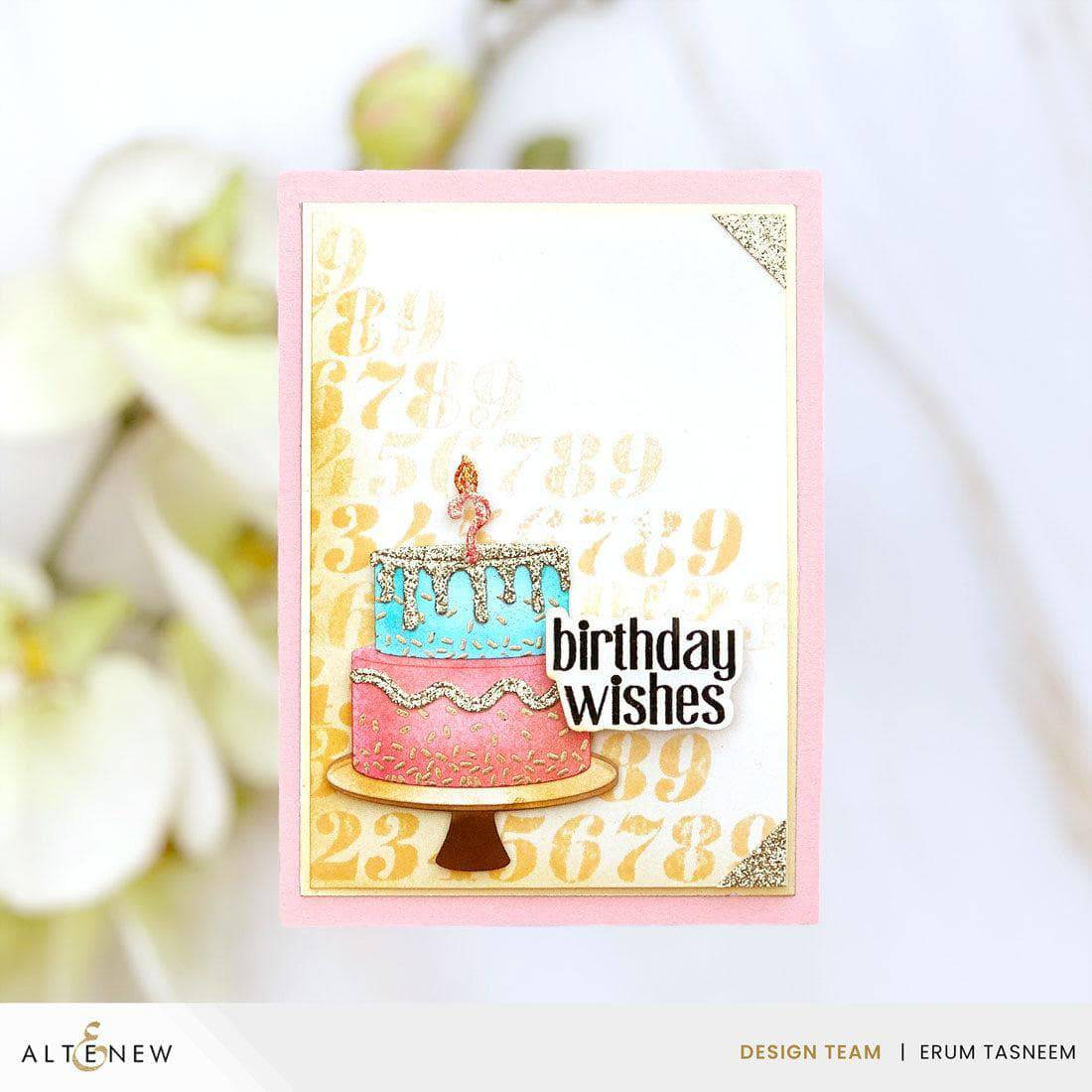 Mini Delight: Birthday Wishes Stamp & Dies 