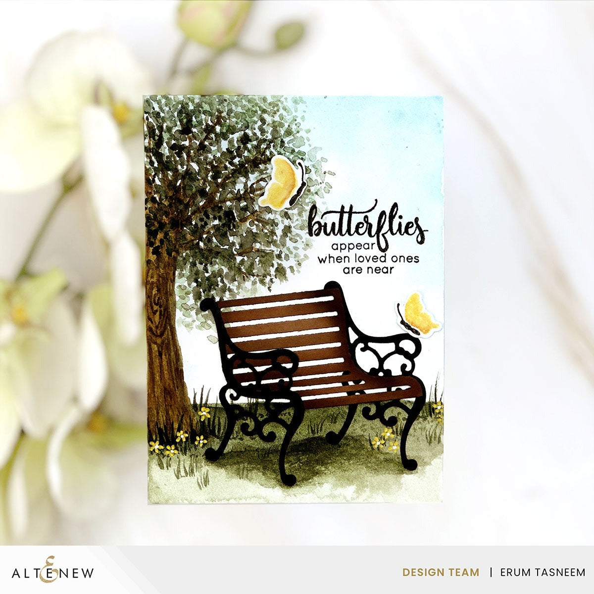 Mini Delight: Garden Bench Stamp & Dies