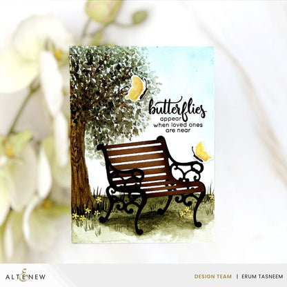 Mini Delight: Garden Bench Stamp & Dies