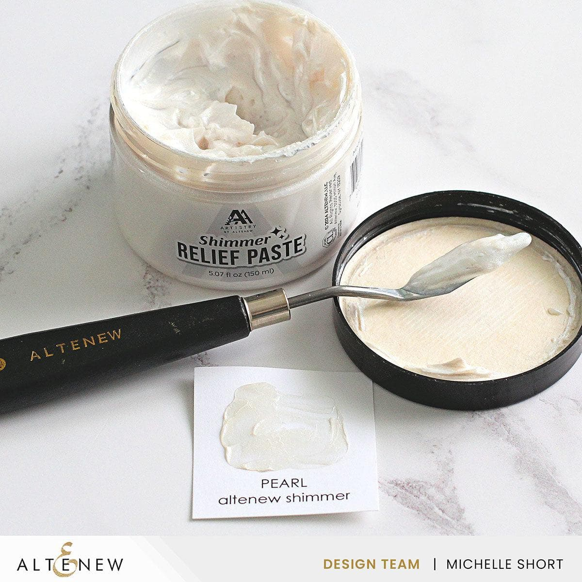 Shimmer Relief Paste: Pearl 
