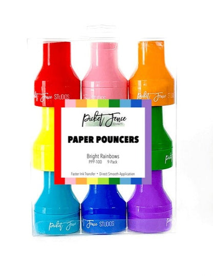 Paper Pouncers - Bright Rainbow