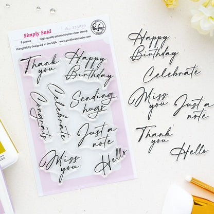 Simply Said Stamp Set